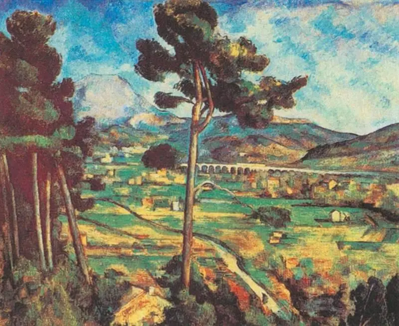 П Сезанн Гора СентВиктуар ок 18851887 собрание Филипс Вашингтон - фото 96