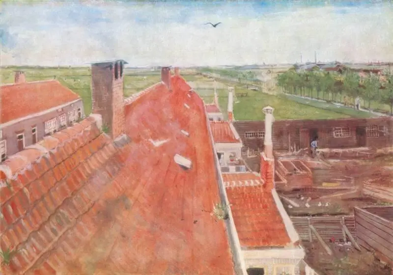 В Ван Гог Крыши 1882 частное собрание Париж В ноябре 1878 года Ван Гог - фото 102