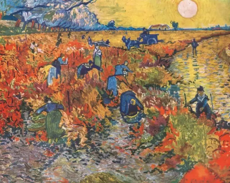В Ван Гог Красные виноградники в Арле 1888 ГМИИ Москва В Ван Гог - фото 106