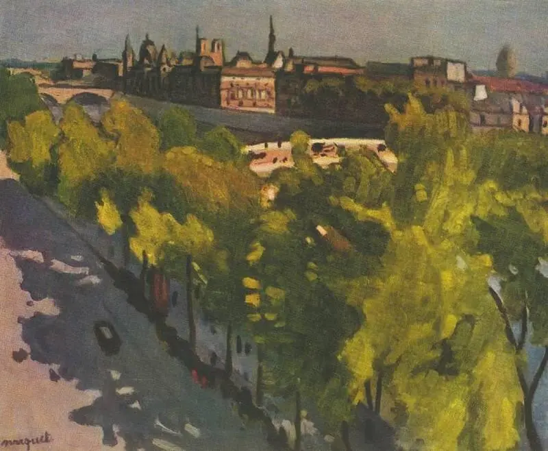 А Марке Набережная в зелени 1906 Эрмитаж СанктПетербург К фовизму - фото 120