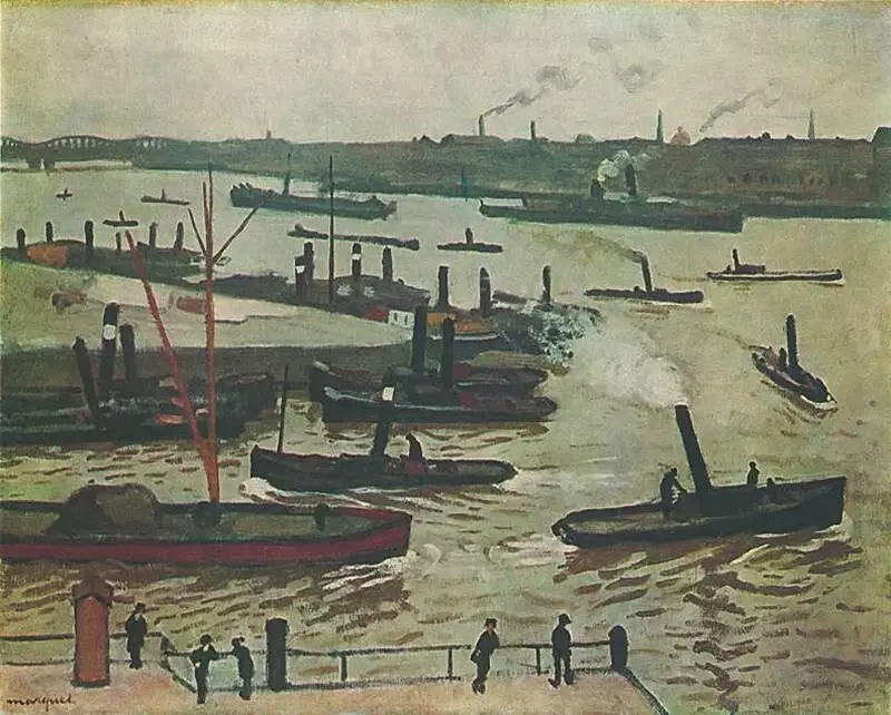 А Марке Амстердамский порт Музей современного искусства Париж А - фото 123