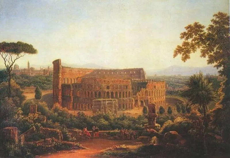 Ф М Матвеев Вид Рима Колизей 1816 Третьяковская галерея Москва Многие - фото 135