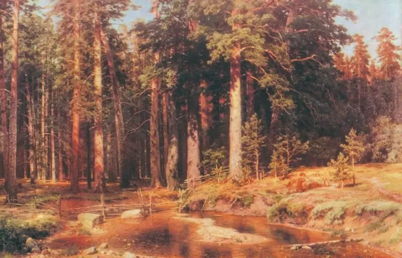 И И Шишкин Корабельная роща 1898 Русский музей СанктПетербург Высоко - фото 161