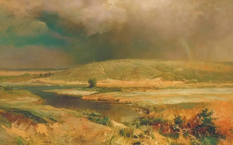 Ф А Васильев Волжские лагуны 1870 Пейзаж был жанром который привлекал - фото 168