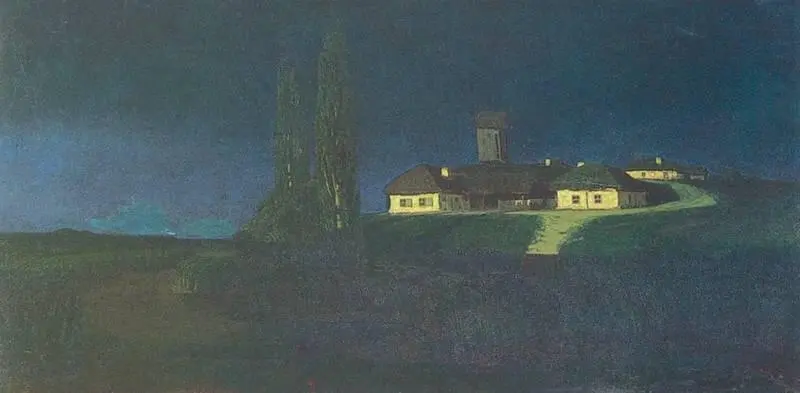 А И Куинджи Украинская ночь 1876 Третьяковская галерея Москва Весной - фото 173