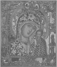 Икона Казанской Божьей Матери Список конца XVIII в Самолет Максим - фото 9