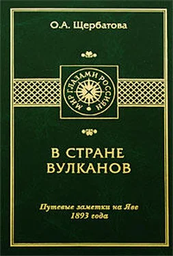 Ольга Щербатова В СТРАНЕ ВУЛКАНОВ. Путевые заметки на Яве 1893 года обложка книги