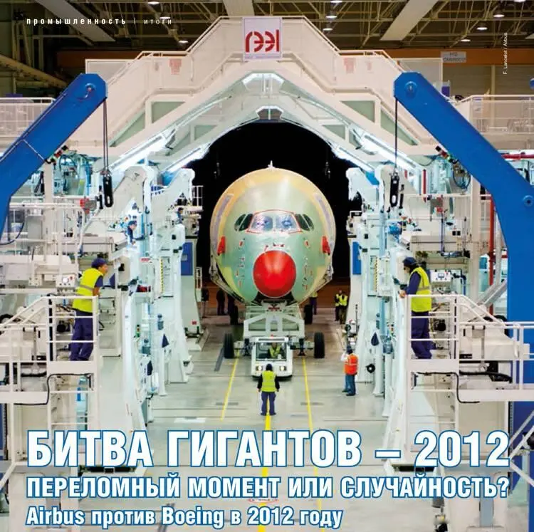Битва гигантов 2012 Переломный момент или случайность Airbus против Boeing в - фото 13
