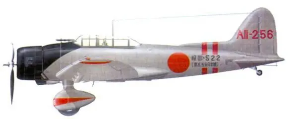 D3A1 с авианосца Кага декабрь 1941 г D3A1 е авианосца Секаку май 1942 - фото 122