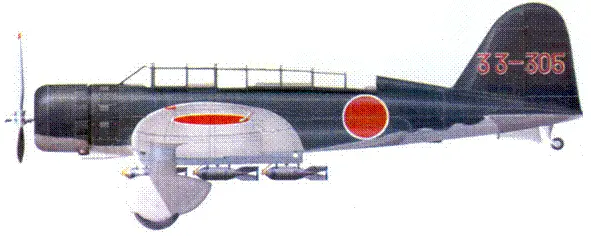 В5М1 из 33го Хикотая 1942 г D3A1 с авианосца Секаку декабрь 1941 г - фото 126