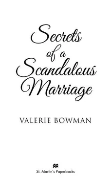 Valerie Bowman Secrets of a Scandalous Marriage обложка книги