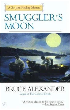 Bruce Alexander Smuggler's Moon обложка книги