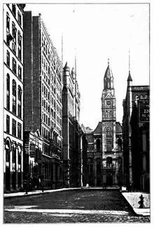 Chicago La Salle Street und Board of Trade Handelskammer Man hätte blind - фото 4