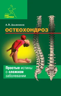 Андрей Долженков Остеохондроз обложка книги