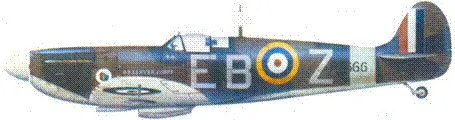 Mk IIА Р7666ЕВZ скуадрон лидера Дональда Финли ноябрь 1940 г Mk I - фото 144