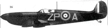 16 Mk I K9953ZPA флайтлейтенанта Адольфа Мэлэна 74я эскадрилья майиюнь - фото 53