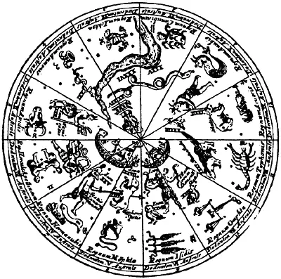 Рис 210 Египетское звездное южное полушарие Взято из книги Corbinianus - фото 49