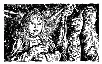 В полдень нас разбудила Кэлпурния Аттикус сказал нечего нам сегодня ходить в - фото 17