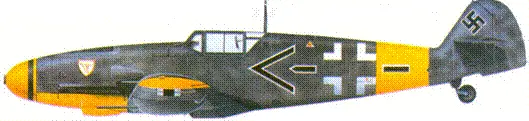 Bf 109G2 майора ВольфаДитриха Вильке Морозовская ноябрь 1942 г Bf - фото 157