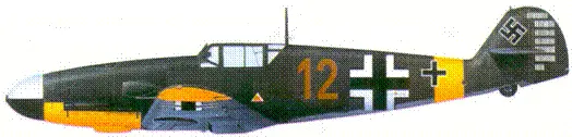 Bf 109F4 оберфельдфебеля Гейнца Клоппера Дугино сентябрь 1942 г Bf - фото 173