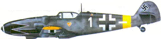 Bf 109G6 гауптмана Эриха Хартмана Будёрс Венгрия ноябрь 1944 г Bf - фото 177
