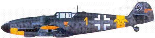 Bf 109G6 лейтенанта Эриха Xaртмана Новое Запорожье октябрь 1943 г Bf - фото 184
