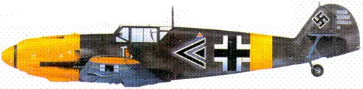 Bf 109Е гауптмана Герберта Ихфильда Яссы Румыния июль 1941 г - фото 191