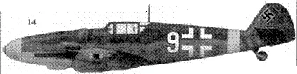 14 Bf 109G6 белая 9 лейтенанта Гюнтера Йостена 1JG51 Мёльдерс - фото 50