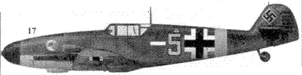 17 Bf 109G2 желтая 5 фельдфебеля 6JG51 Мёльдерс Антона Хафнера - фото 53