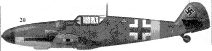 20 Bf 109G6 красная 4 оберфельдфебеля 2JG52 Рудольфа Тренкеля Полтава - фото 64