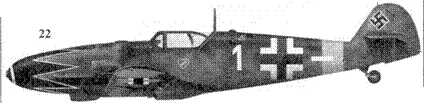 22 Bf 109G6 белая 1 стаффелька питана 4JG52 гауптмана Эриха Хартмана - фото 66
