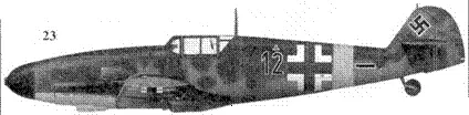 23 Bf 109G4 черный 12 лейтенанта 5JG52 Питера Дютмана Анапа май 1943 - фото 67