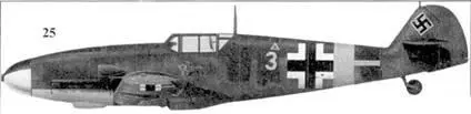 25 Bf 109G4 желтая 3 унтерофицера 6JG52 Ганса Вальдмана Анапа июнь - фото 85