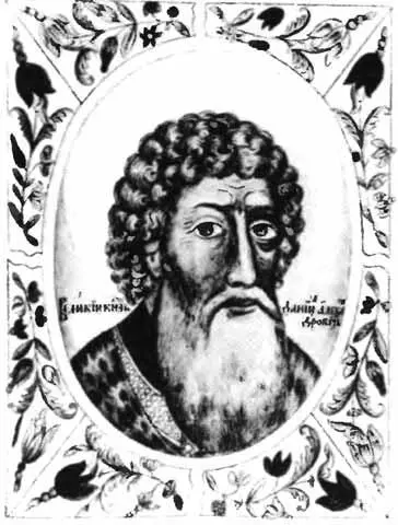 Князь Даниил Александрович Московский Портрет из Титулярника 1672 г - фото 48