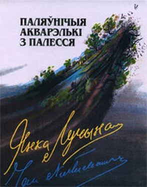 Янка Лучына Паляўнічыя акварэлькі з Палесся обложка книги