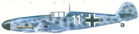 Bf 109GI оберлейтенанта Юлиуса Меймберга Тунис ноябрь 1942 г Bf - фото 105