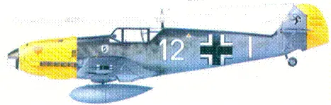 Bf109K оберлейтенанта Иоахима Мюнхеберга Сицилия февраль 1941 г Bf - фото 110