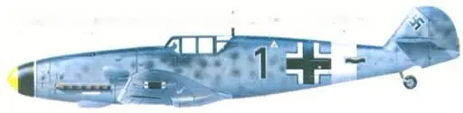 Bf 109G1 оберлейтенанта Юргена Вестфаля Сицилия ноябрь 1942 г - фото 111