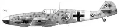 55 Bf109F2Trop белая 3 унтерофицера Хорста Шлика 1JG77 БирЭлъАбд - фото 175