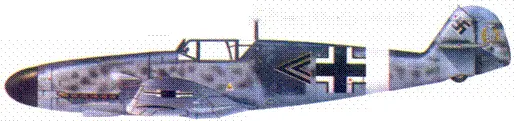 Bf109F4 лейтенанта ГенцаЭдгара Бара Южная Италия июль 1942 г - фото 205