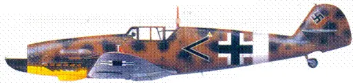 Bf109G4Trop лейтенанта ГенцаЭдгара Бирриса Тунис январь 1943 г - фото 206