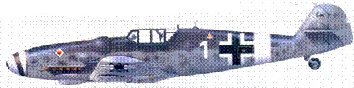 Bf109G6 оберлейтенанта ЭрнстаВильгельма Рейнерта Южная Италия август 1943 - фото 207