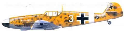 Bf109F2Trop унтерофицера Хорста Шлика IIG77 Египет ноябрь 1942 г - фото 208