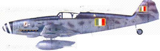 Bf109G10AS маггиоре Адриано Висконти Италия февраль 1945 г Bf109G6 - фото 212