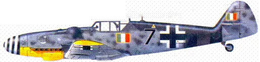 Bf109G6 капитано Уго Драго Авиано Италия ноябрь 1944 г - фото 213