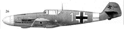 26 Bf109F4Z Trop желтая 1 командира 6JG27 оберлейтенанта Рудольфа - фото 67