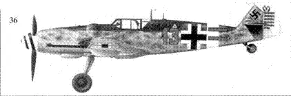 36 Bf109G6Trop белая 12 оберфельдфебеля Вильгельма Минк 4JG51 - фото 79