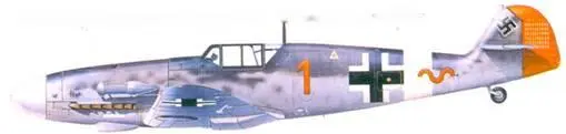 Bf109G2Trop гауптмана Вернера Шроера Родос февраль 1943 г Bf109F4 - фото 90