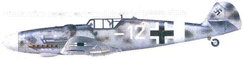 Bf109G2Trop фельдфебеля Антона Хафнера Тунис ноябрь 1942 г - фото 94
