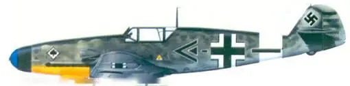 Bf109F4 подполковника Гюнтера Фрейера фон Мальтцаха Сицилия май 1942 г - фото 96